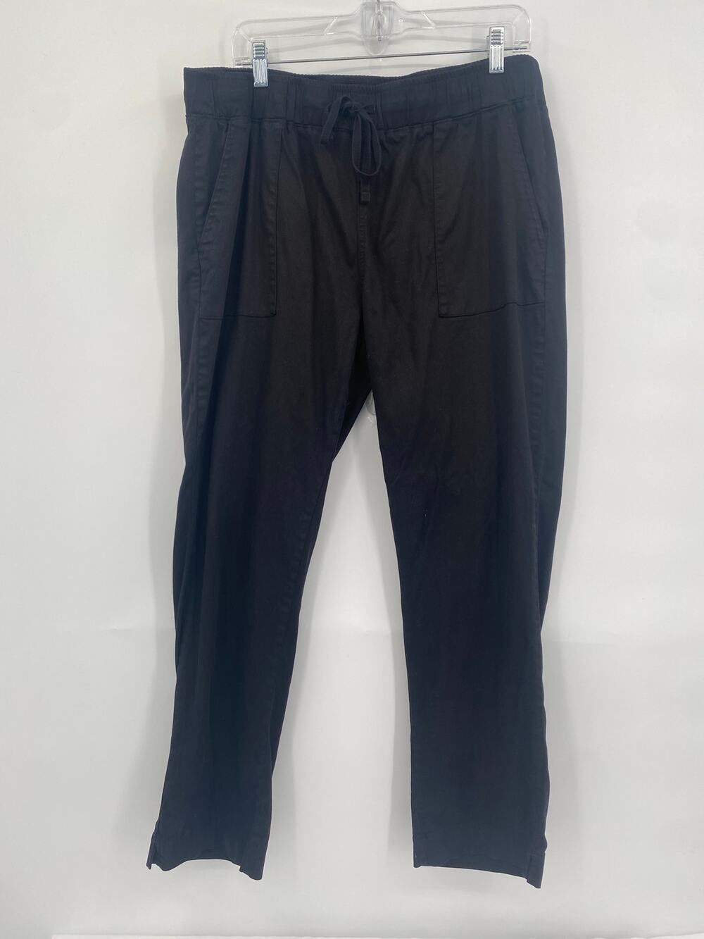 Buffalo Women's Black Tencel Pant Pull-on Elastic Waist size Large